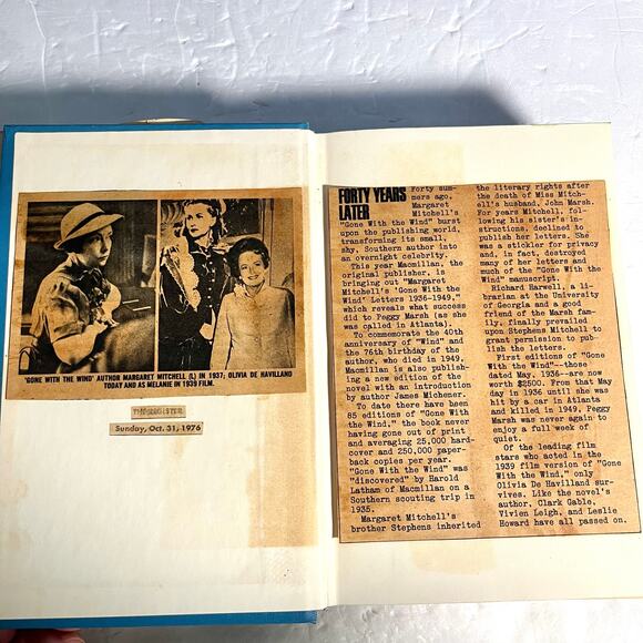 Gone with the Wind by Margaret Mitchell 1964 edition Hardcover with Dust Jacket - Picture 8 of 8